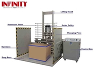 400-3000 libras de embalaje de sujeción de presión de compresión máquina de prueba de carga con accionamiento hidráulico