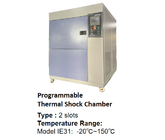 80L Cámara de ensayo de choque térmico vertical de dos zonas y tres zonas -40°C +150°C Cámaras ambientales