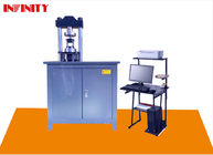 Máquina de ensayo de compresión de los componentes de hormigón con una distancia máxima de 370 mm con un error relativo del ±1%.