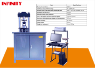 Máquina de ensayo de compresión de los componentes de hormigón con una distancia máxima de 370 mm con un error relativo del ±1%.