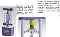 Máquina de ensayo de inserción y extracción de conectores para ensayo de fuerza de empuje y tracción de conectores