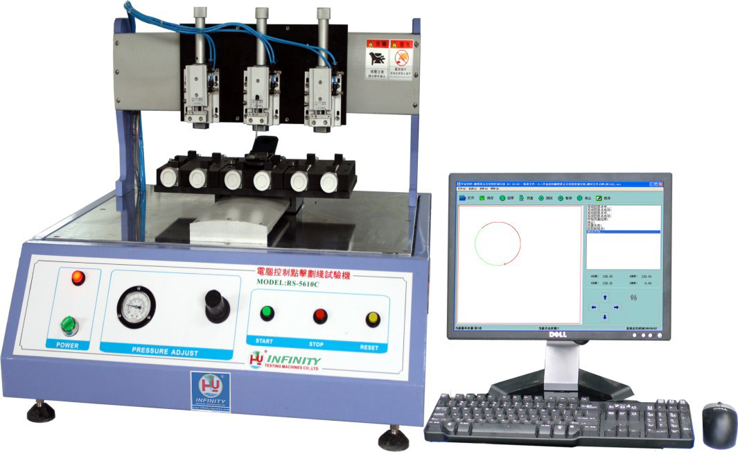 Probador automatizado del panel táctil del LCD para la prueba cruzada tecleo rodante