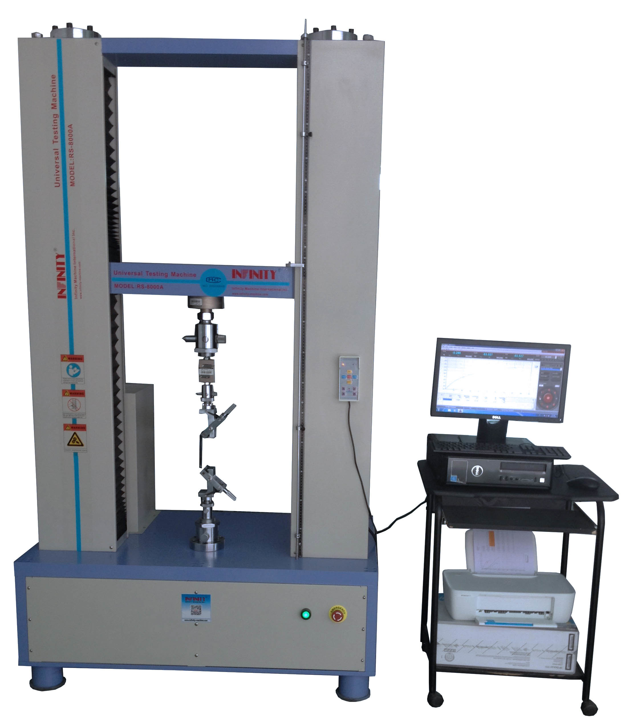 Capacidad concreta del servocontrol 300 KN de la máquina de prueba de la fuerza compresiva