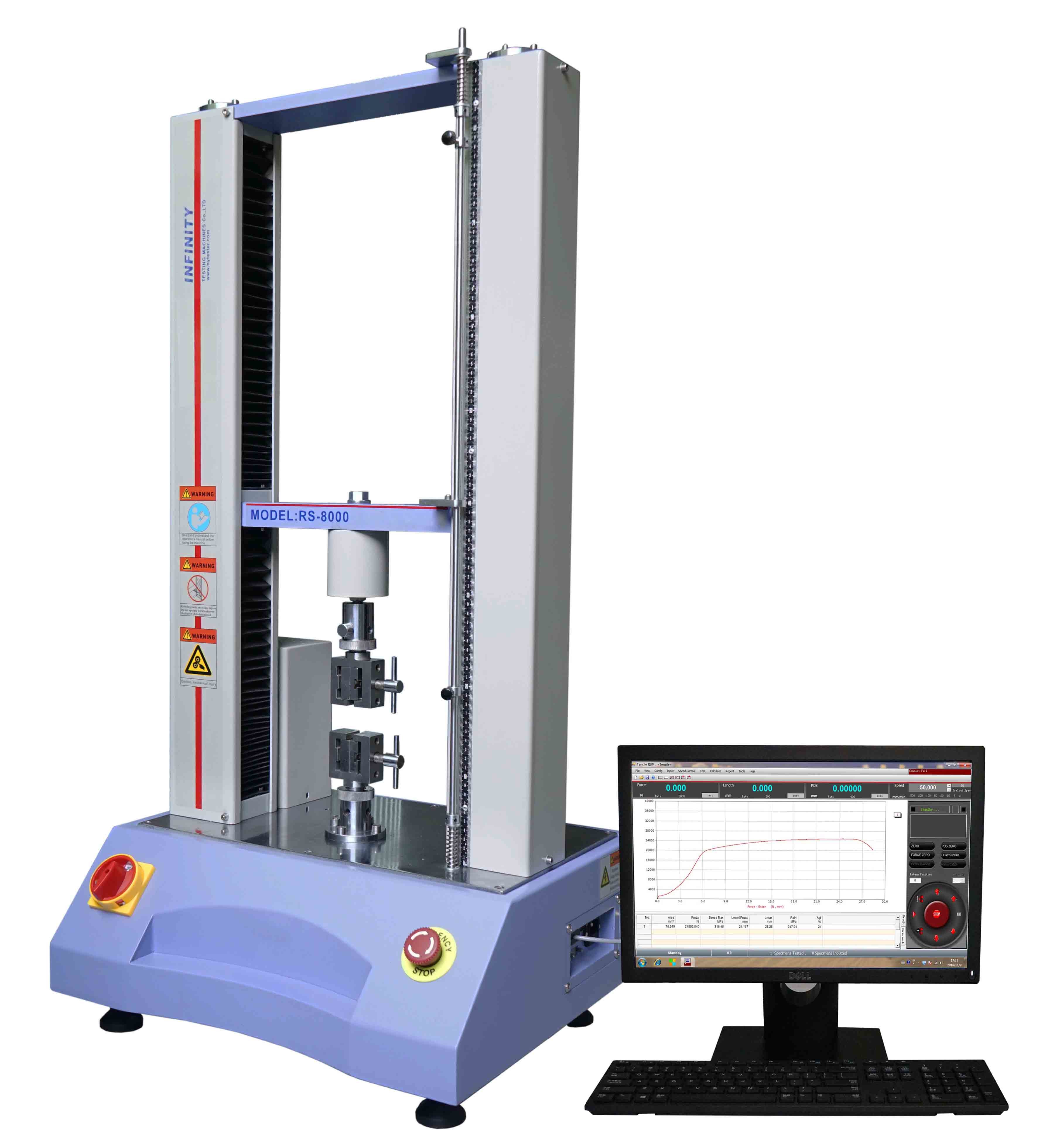 Capacidad de máquina universal de prueba de la mesa 5KN ASTM/servocontrol del ISO