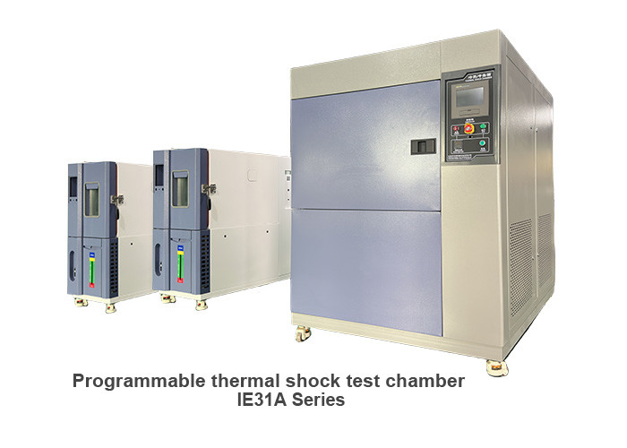 Dos ranuras Cámara de choque térmico programable Cámara de prueba de alta y baja temperatura IE31A80L AC380V 50Hz 18KW