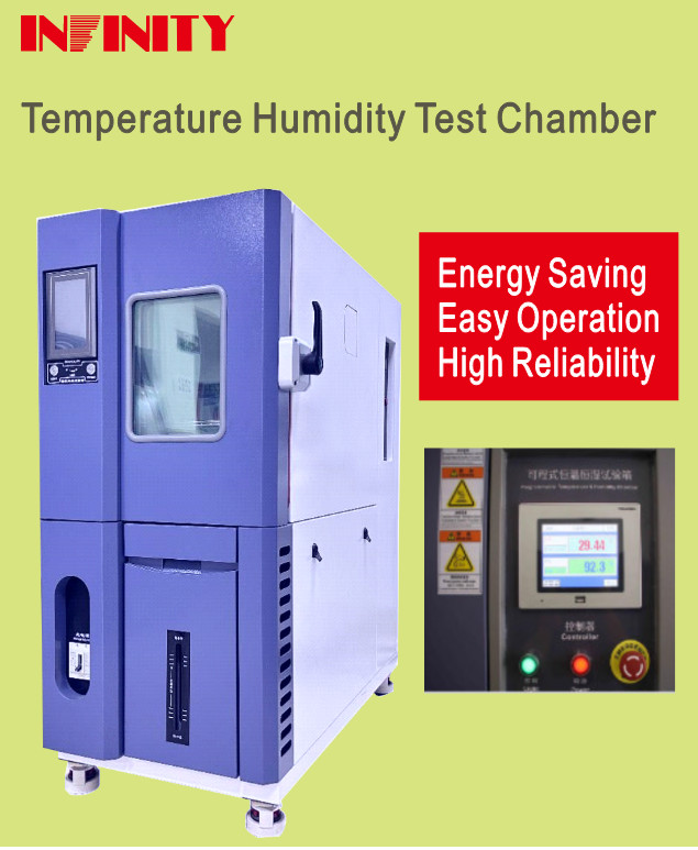 ±0,5C de fluctuación de temperatura y humedad de temperatura constante en la cámara de ensayo de rendimiento
