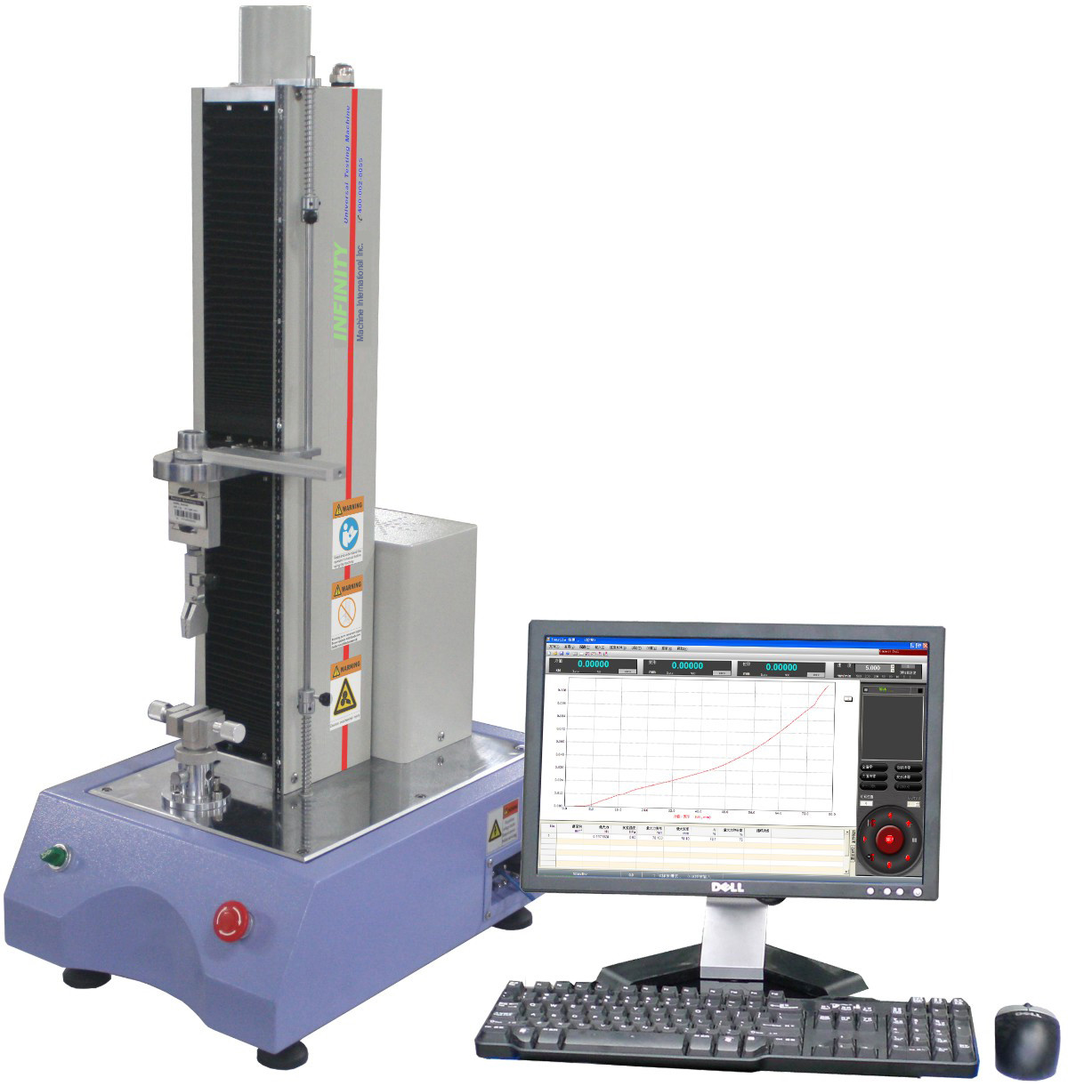 Máquina de ensayo universal electrónica de alto rendimiento para cinta adhesiva AC220 V 5A 450 mm 650 mm Opcional