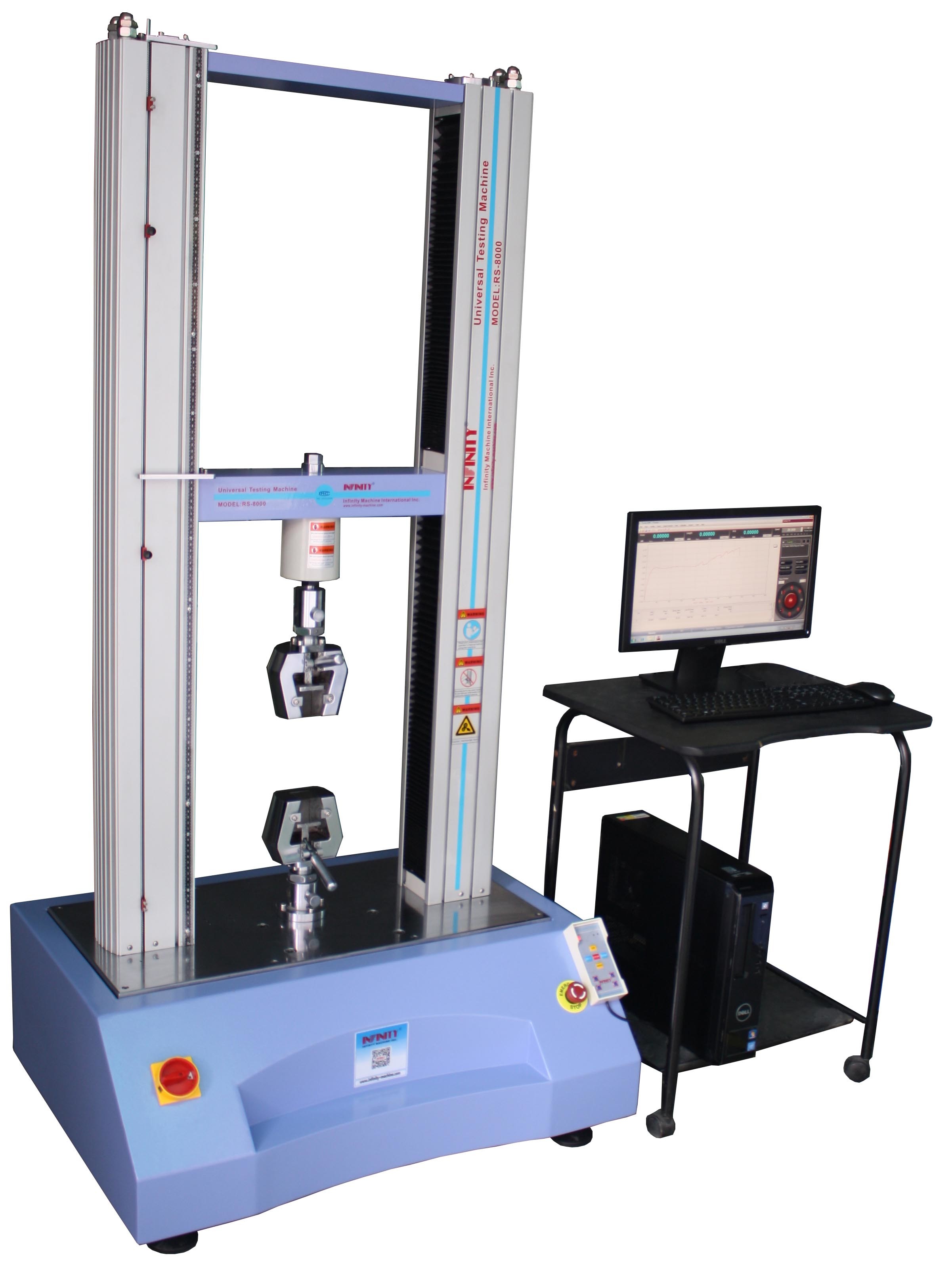 máquina de prueba universal electrónica del servocontrol 10KN para el metal del laboratorio/la prueba del alambre de acero