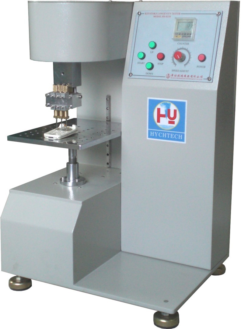 Máquina de ensayo universal electrónica de eje único blanca, máquina de ensayo de vida útil de botón 100gf ~ 2000gf