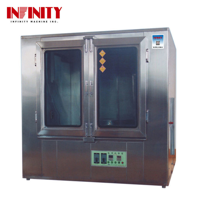 IEC60529 2013 IPX1 IPX2 Máquina de ensayo impermeable a las gotas de lluvia ¢0,4 mm AC220V 50Hz 5A