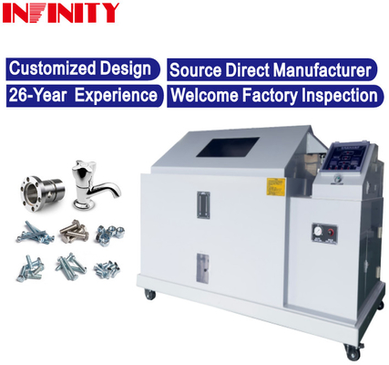 8 mm de espesor caja estructura sal pulverización de la cámara de prueba de corrosión para el beneficio IE 44 serie