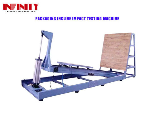 Probador de impacto inclinado para paquetes, Máquina de ensayo de impacto inclinado para cajas, Probador de impacto inclinado para cajas de cartón corrugado