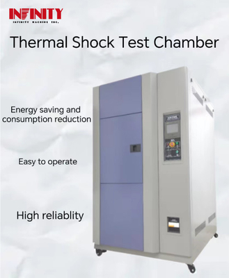 Cámara de ensayo de choque a altas y bajas temperaturas programable de vidrio aislante de múltiples capas con refrigerante no fluorado