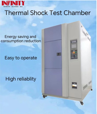Variaciones de temperatura Cámara de ensayo de impacto en caliente y frío con compresor Bitzer semicompacto