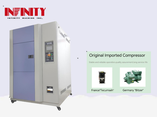 Serie IE31A Cámara de ensayo de impacto a altas y bajas temperaturas Capacidad de calentamiento de RT a 150 °C Requiere aproximadamente 40 m