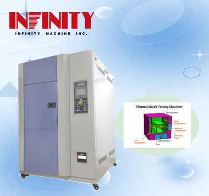 Modo de desvío gas-líquido Cámara de ensayo de impacto de temperatura programable con uniformidad de temperatura de ₹ 2,0 °C