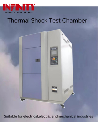 Cámara de ensayo de cambio rápido de temperatura programable con fuente AC380V y uniformidad de temperatura de 2,0 °C
