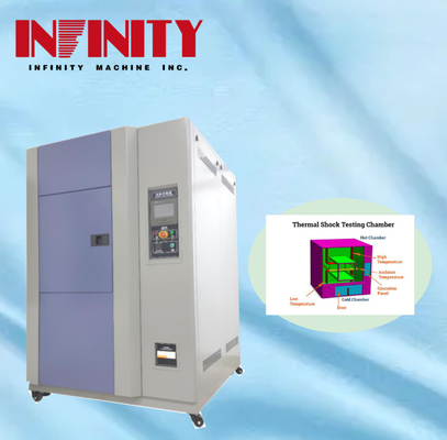 Materiales y tiempo de recuperación de temperatura dentro de 5 minutos cámara de prueba de choque caliente frío programable avanzada