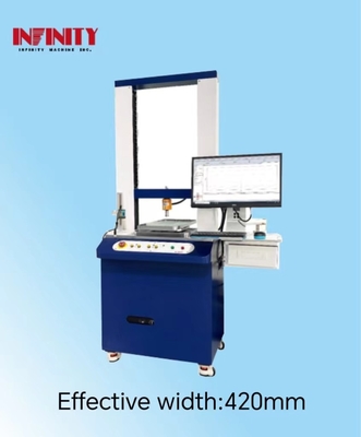 Máquina de prueba de empuje y tira para materiales 1167x700x1770mm Tamaño del anfitrión 500Kg Capacidad del sensor de valor de fuerza