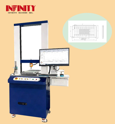 Máquina de prueba de empuje y tira para materiales 1167x700x1770mm Tamaño del anfitrión 500Kg Capacidad del sensor de valor de fuerza