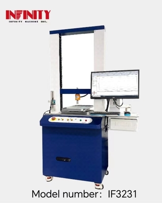 Máquina de prueba de empuje y tira para materiales 1167x700x1770mm Tamaño del anfitrión 500Kg Capacidad del sensor de valor de fuerza