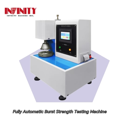 Máquina de ensayo de resistencia a la explosión totalmente automática impulsada por un motor antivibración de precisión para 0-60 kg/cm2 de capacidad