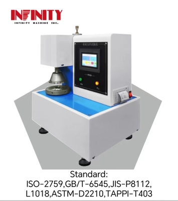 Máquina de ensayo de resistencia a la rotura totalmente automática estándar ISO-2759 para productos de embalaje
