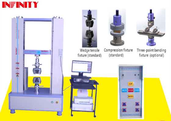 Máquina de ensayo de tracción universal controlada por servo para compresión de alimentos Resolución de carga 1/500
