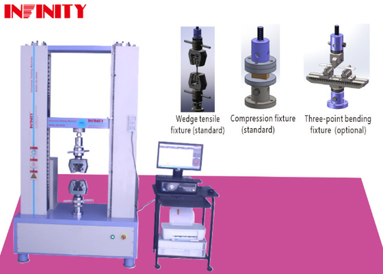 Máquina de prueba de tracción universal de espuma de plástico de caucho de corte de servomotor de CA para industriales