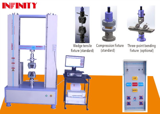 Máquina de ensayo de tracción universal controlada por servo para ensayos de fuerza de tensión de compresión de la compresión, exfoliación y corte