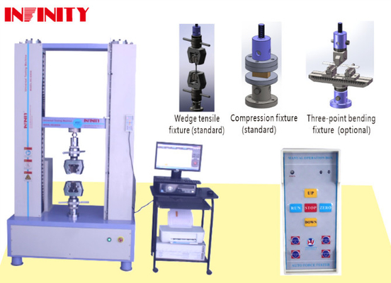 50 HZ de alimentación eléctrica Servo controlado máquina de prueba de tracción de alta precisión de mano punto de recogida