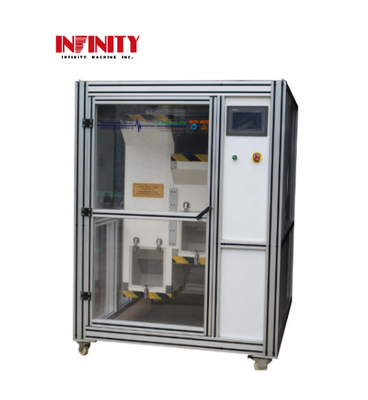 Máquina de prueba electrónica del descenso de los productos, probador del descenso del rodillo de 2 estaciones