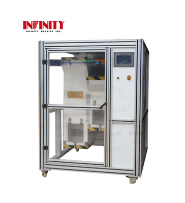 Máquina de prueba electrónica del descenso de los productos, probador del descenso del rodillo de 2 estaciones