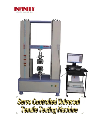 Máquina de ensayo universal de 50KN de servocontrol para prueba de tracción de 20KN 10KN de compresión