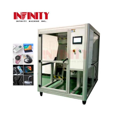 IEC 60068-2-32 Probador de caídas para pruebas de caídas de rodadura con control de panel táctil AC220V 50Hz 5A