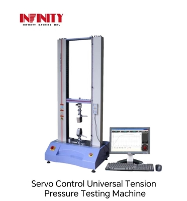 Máquina de ensayo de tensión y presión universal de control servo de mar / espuma con velocidad de ensayo de 0,01-500 mm / min