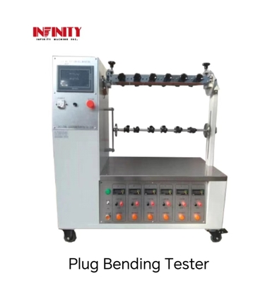 IN-8100A Pruebador de flexión del tapón 1-180° ± 90° Peso ajustable de 132 kg IN-8100A