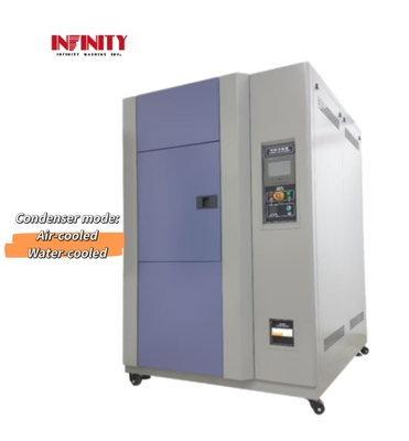 Cámara de ensayo de choque térmico programable de tipo tres cajas Rango de temperatura -55°C+150°C