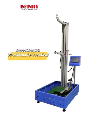 Máquina de ensayo automática de impacto de bolas de acero de precisión de bolas de plástico para productos metálicos