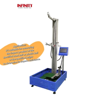 Máquina de ensayo automática de impacto de bolas de acero de precisión de bolas de plástico para productos metálicos
