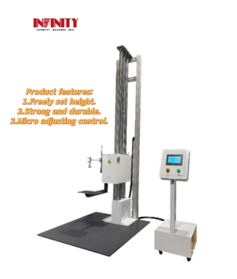 Display de pantalla táctil Máquina de prueba de caída de cartón para la carga de prueba de caída de cartón 50 kg