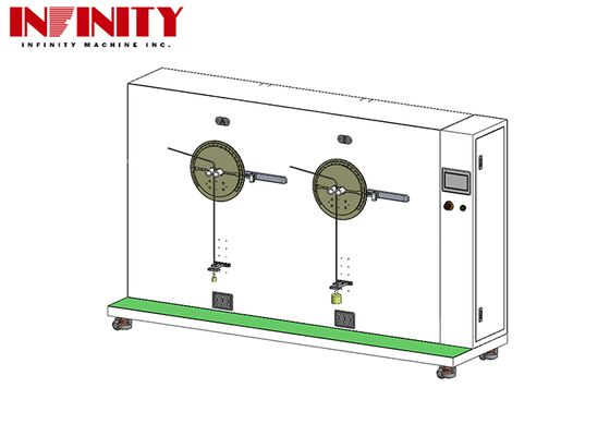 Probador de balanceo de cables a izquierda y derecha ISO 19642-2:2023 Máquina de prueba de fatiga de flexión de cables para cableado de vehículos