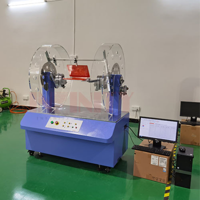 Máquina de ensayo de eje totalmente automática de 360 grados 50kgf 100kgf Máquina de ensayo de pivote de portátil portátil LCD para laboratorio