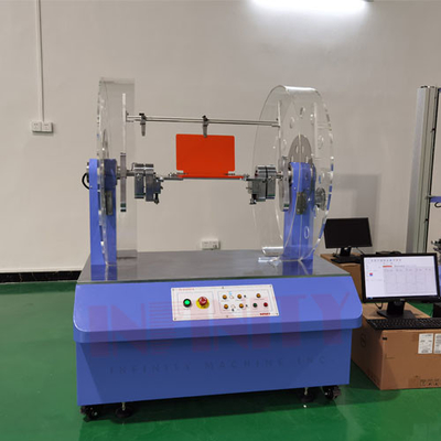 Máquina de ensayo de eje totalmente automática de 360 grados 50kgf 100kgf Máquina de ensayo de pivote de portátil portátil LCD para laboratorio
