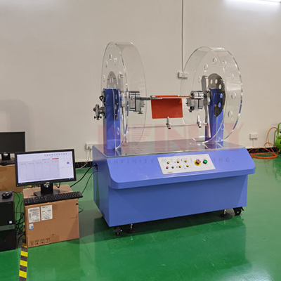 Máquina de ensayo de eje totalmente automática de 360 grados 50kgf 100kgf Máquina de ensayo de pivote de portátil portátil LCD para laboratorio