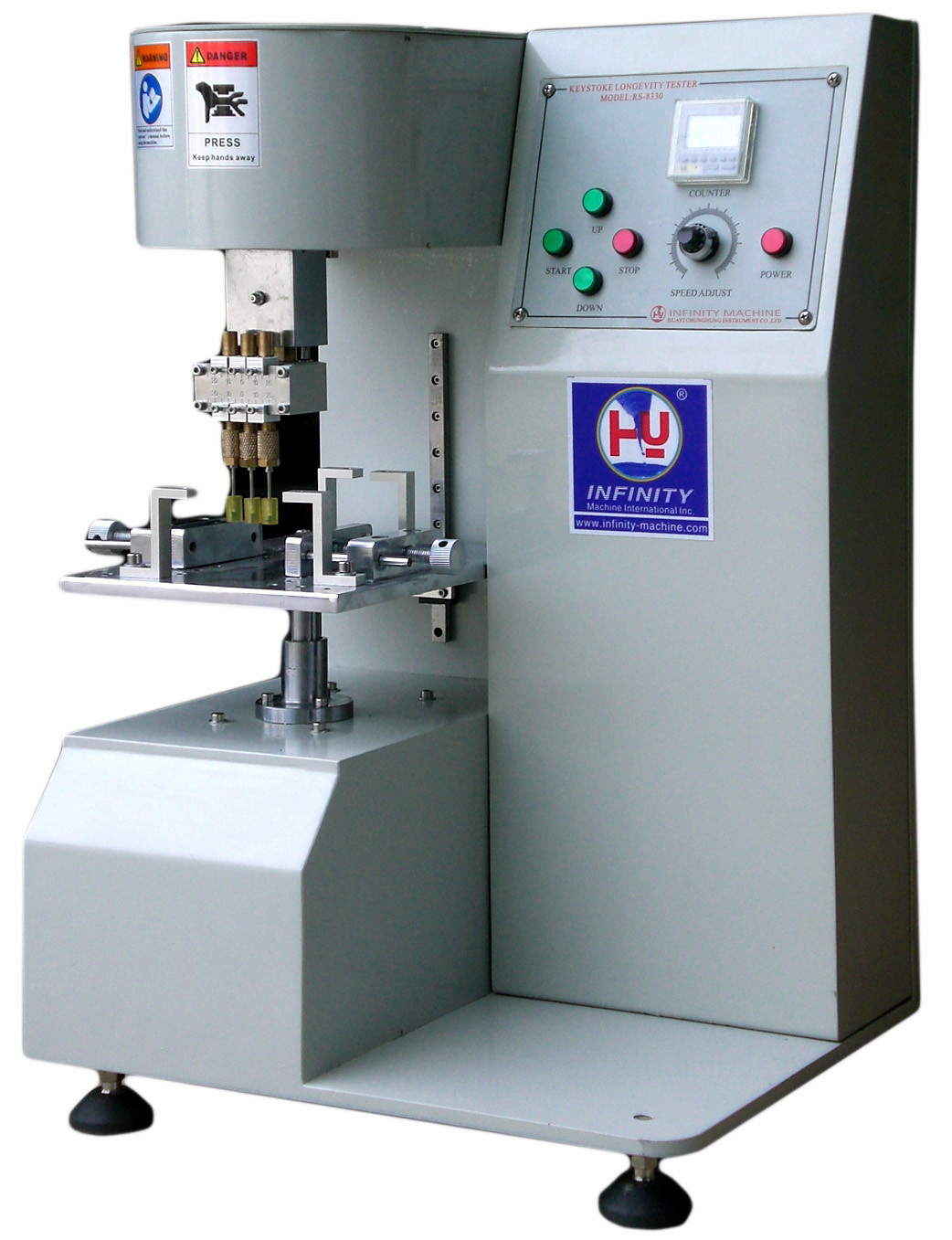 Máquina de prueba universal electrónica del solo eje para los pequeños productos, garantía de 1 año