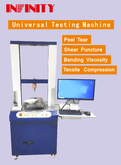 Tipo de piso Máquina de ensayo universal de empuje y tracción adecuada para componentes electrónicos
