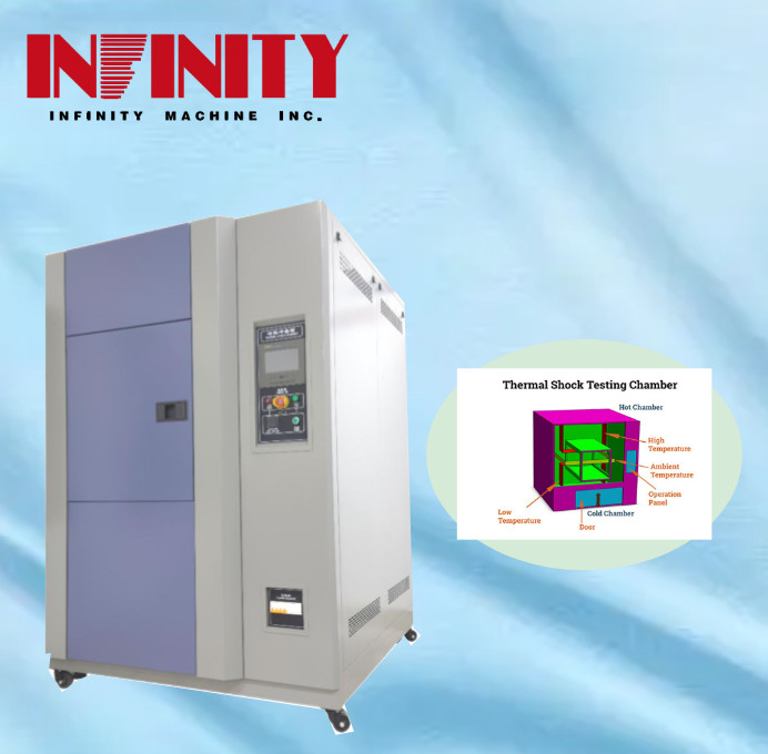 Capacidad de refrigeración Cámara de ensayo de impacto a altas y bajas temperaturas W300*H400mm Ventana de observación -55C ± 150C Rango de temperatura