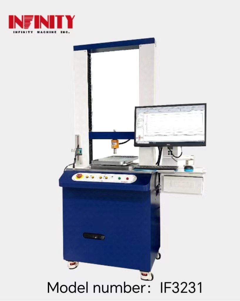 Máquina de ensayo de empuje y tracción AC220V 5A 50Hz para velocidad de ensayo 0-1000mm/min
