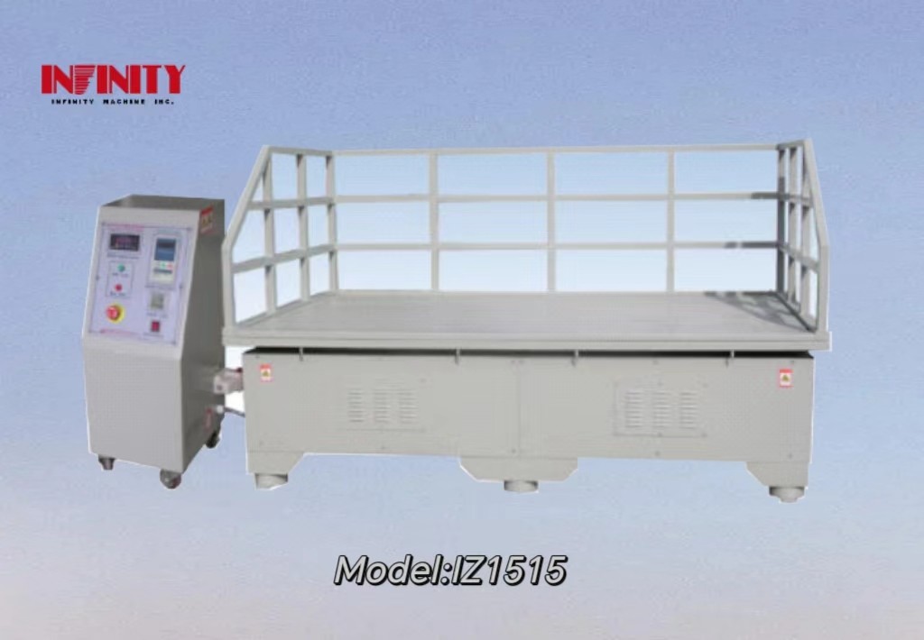 IZ1515 Tester de vibración de transporte simulado de trabajo pesado con autociclos de círculo excéntrico y 0-999.99 horas Tiempo de prueba